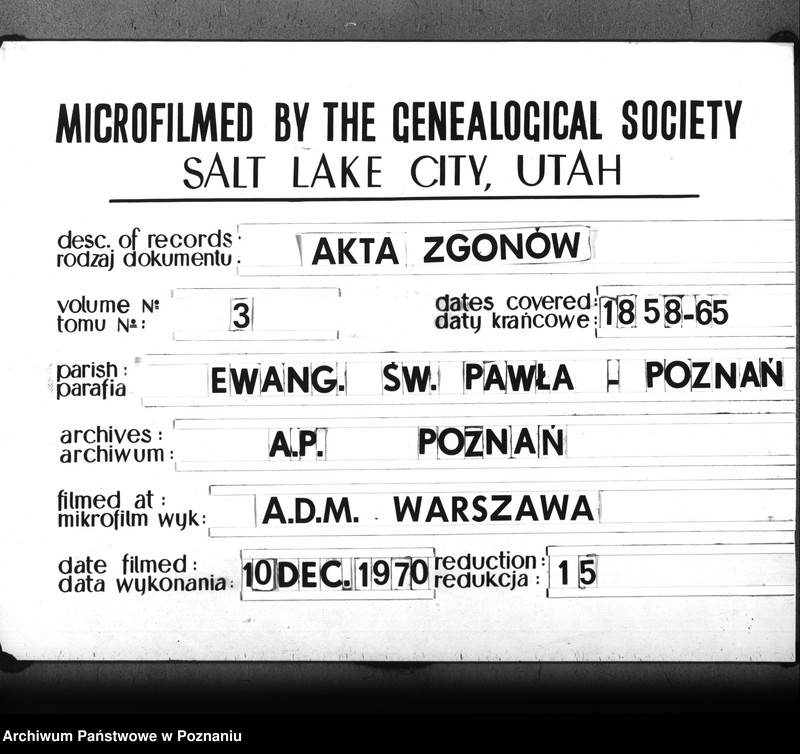 Obraz 1 z jednostki "Verstorbenenbuch"