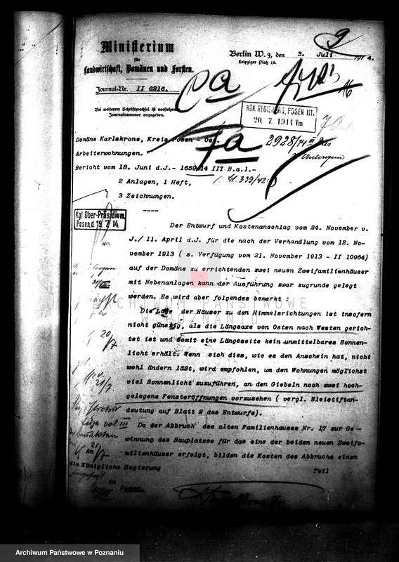 Obraz 20 z jednostki "Sprawy budowlane domeny Puszczykowo-Zaborze w powiecie poznańskim"