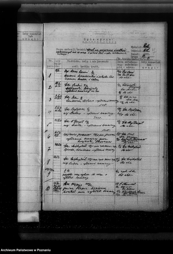 Obraz 11 z jednostki "/Spisy/ spraw łowiectwa grupa III materia 1-12"