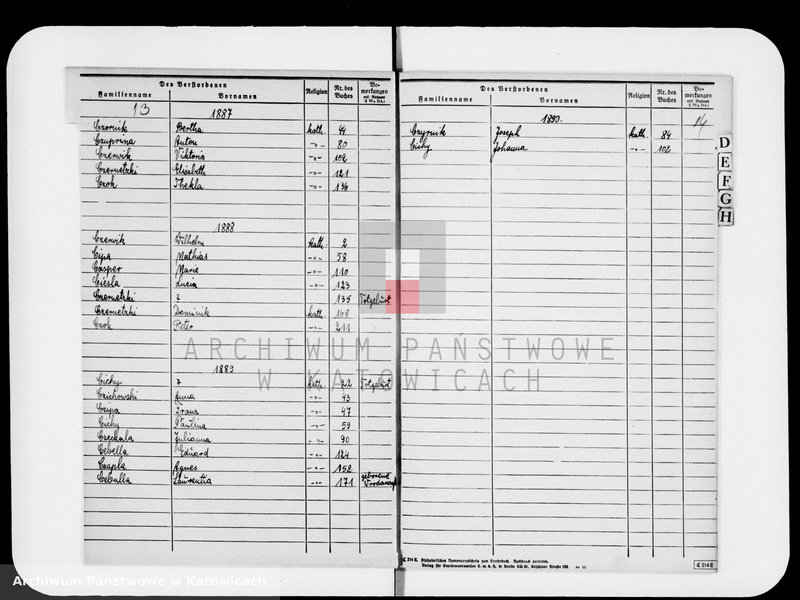 image.from.unit.number "Skorowidz do ksiąg zgonów za lata 1874-1890"