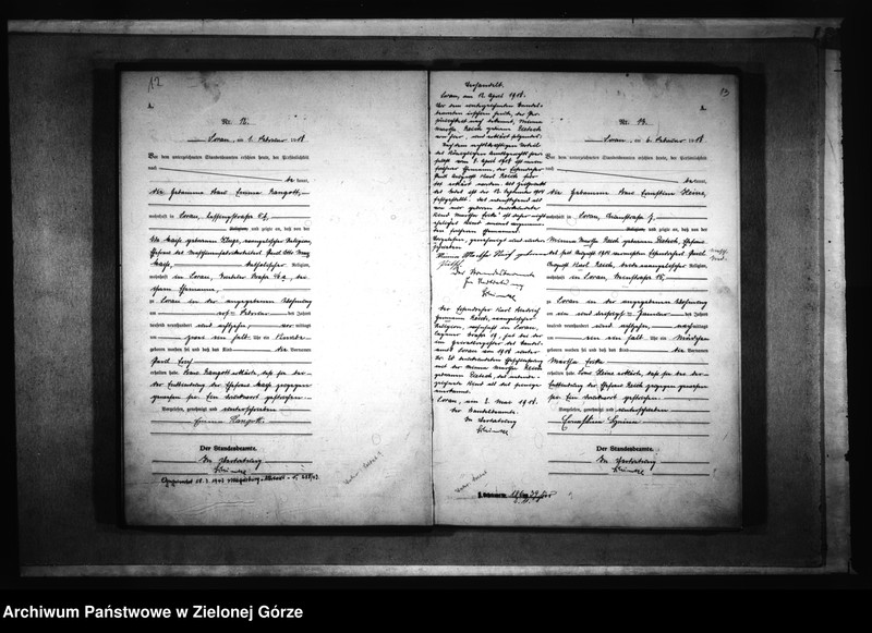 Obraz 11 z jednostki "[Księga akt urodzenia rok 1918]"