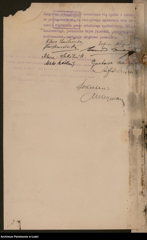 Obraz 6 z jednostki "Józef Śmigłowski- skład artykułów technicznych i agentura"