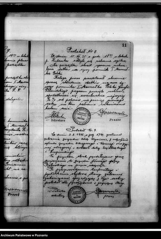 Obraz 18 z jednostki "Protokolarz i wykaz członków"