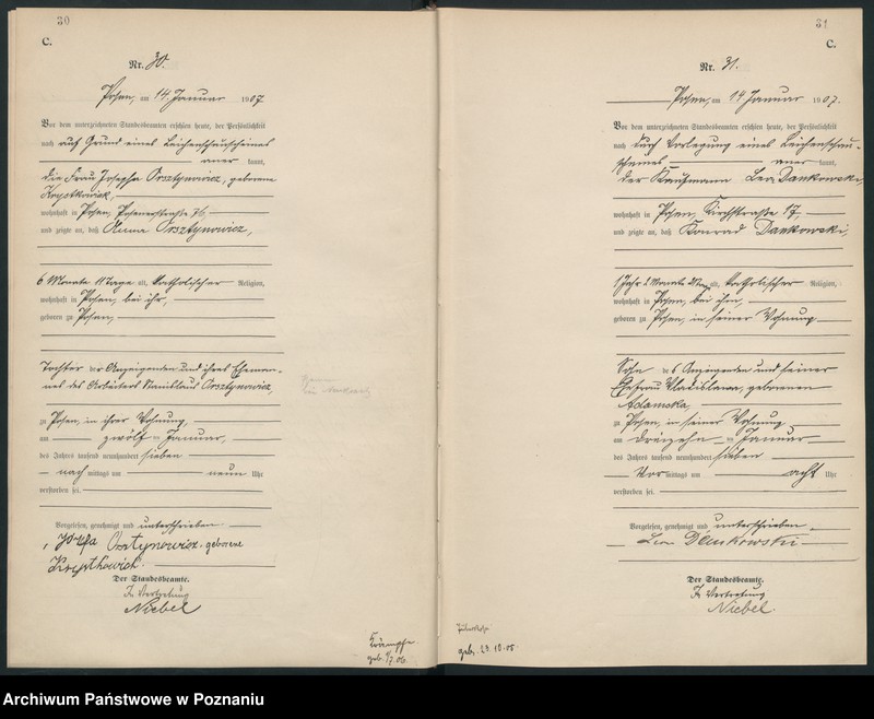 Obraz 18 z jednostki "Księga miejscowa zgonów tom I [Rejestr główny zgonów]"