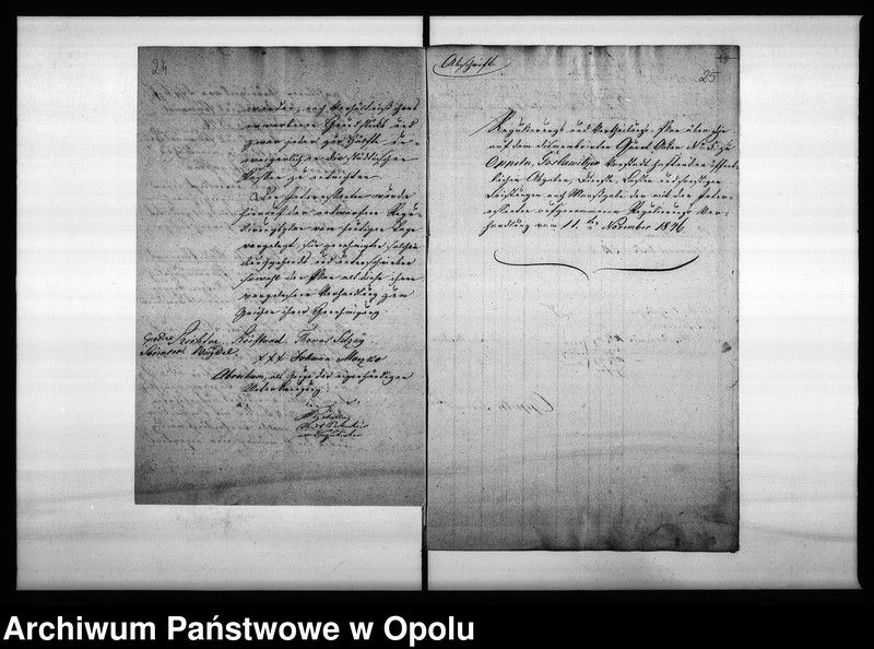 Obraz 19 z jednostki "Acta des Magistrats zu Oppeln betreffend: die Dismembration von Grundstücken de Anno 1846"