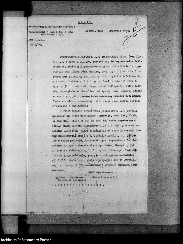 Obraz 11 z jednostki "Budżet - leśnictwa rok 1921"