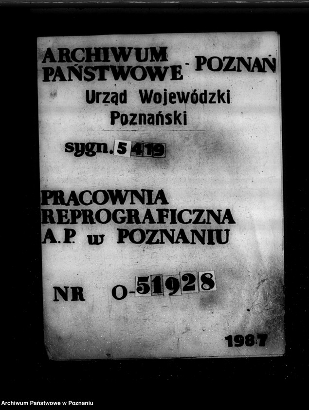 Obraz 1 z jednostki "Kwestionariusz tkalni Spółki z o.o. w Środzie"