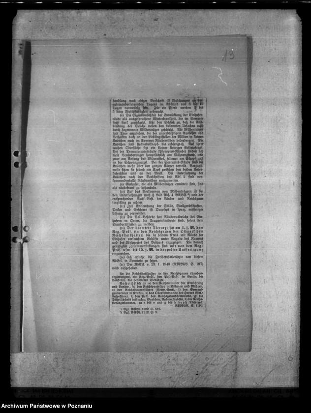 Obraz 17 z jednostki "Bekämpfung der Räude der Einhufer - Pferde, Gaszelle zur Behandlung räudekranker Pferde."