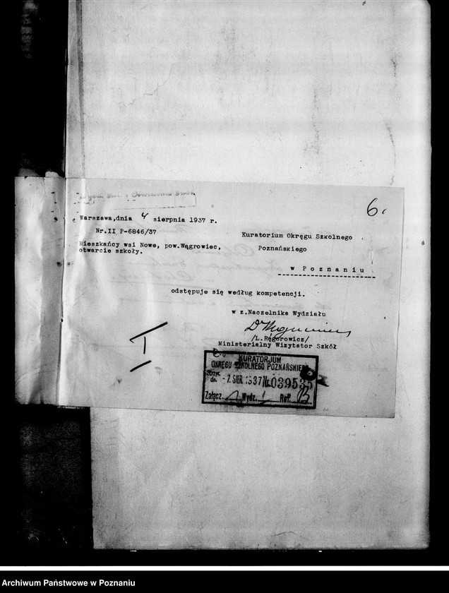 Obraz 9 z jednostki "Szkoła Powszechna w Nowem, powiat wągrowiecki"