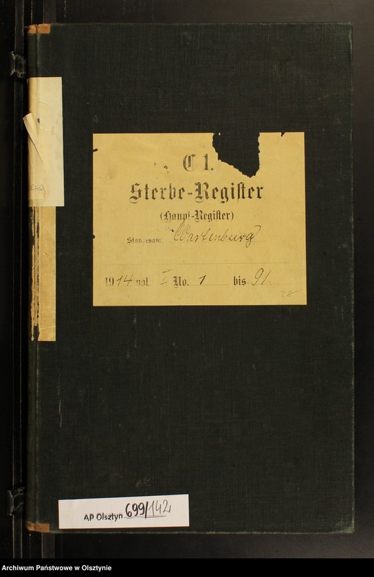 image.from.unit.number "Sterbe-Haupt-Register Nr 1 - 91"