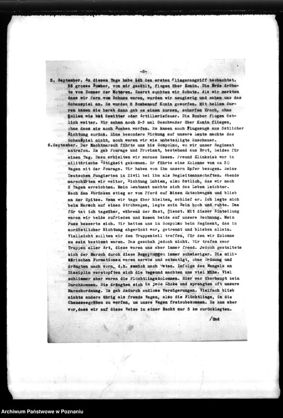 Obraz 12 z jednostki "Korespondencja prywatna dra A. Schmidta oraz wspomnienia miejscowych Niemców o wypadkach z Września 1939 roku - Herrn Dr. Schmidt"