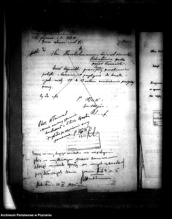 Obraz 6 z jednostki "Majątek Charcice i Izdebno powiatu międzychodzkiego i majątek Rokietnica powiatu poznańskiego wyłączenie z art.. 4 ustawy o reformie rolnej"