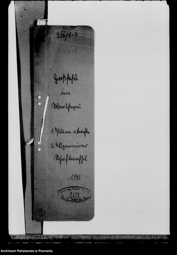 Obraz 4 z jednostki "Grossfahrt im Warthegau. Pläne und Berichte. Allgemeiner Schriftwechsel"