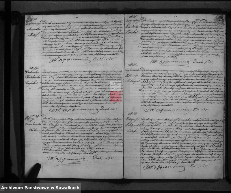 image.from.unit.number "Duplikat urodzonych, zaślubionych i umarłych parafii wiżajńskiej na rok 1858"