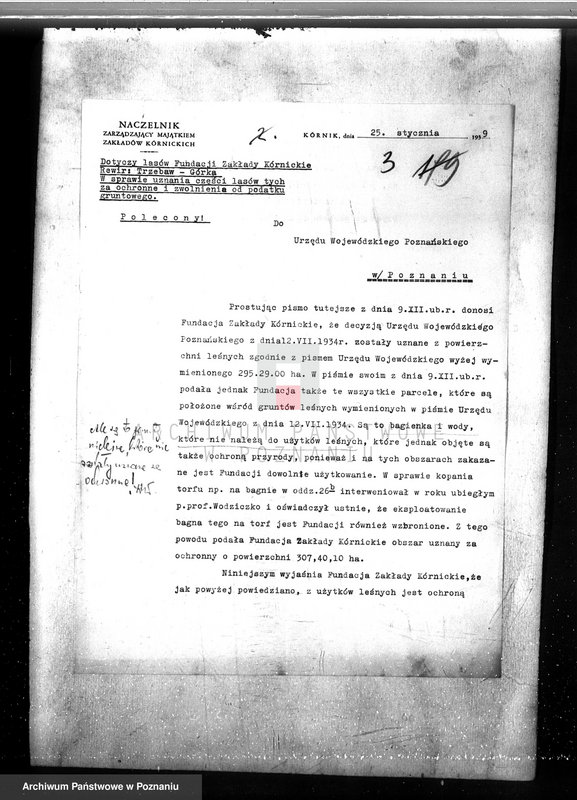 image.from.unit.number "Nadzór nad gospodarką leśną w lasach fundacji kórnickiej"