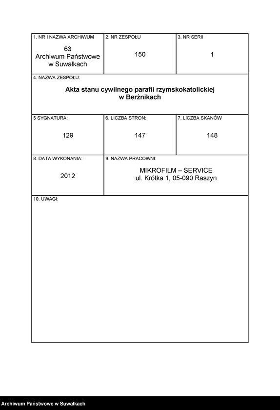 Obraz 1 z jednostki "Księga akt urodzeń, małżeństw, zgonów 1903"