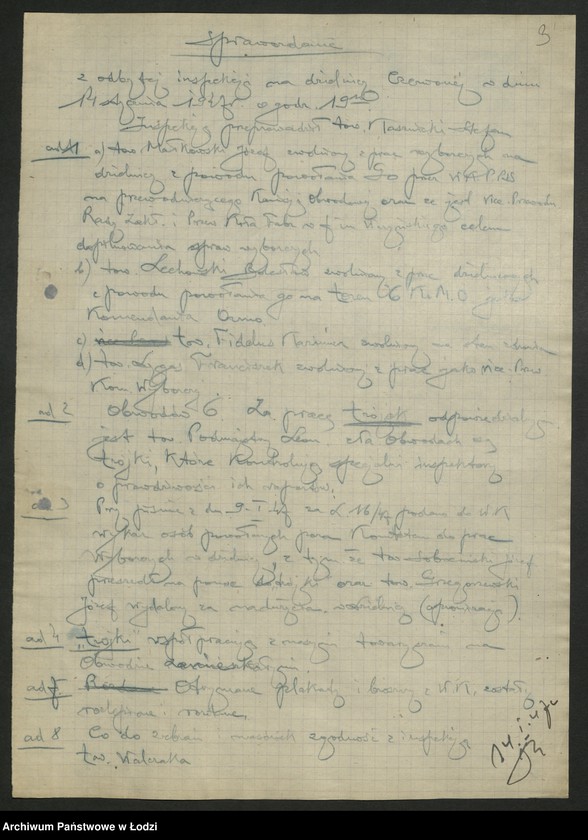 Obraz z jednostki "[Sprawozdania z przygotowań i przebiegu wyborów z terenu dzielnic miasta Łodzi]"