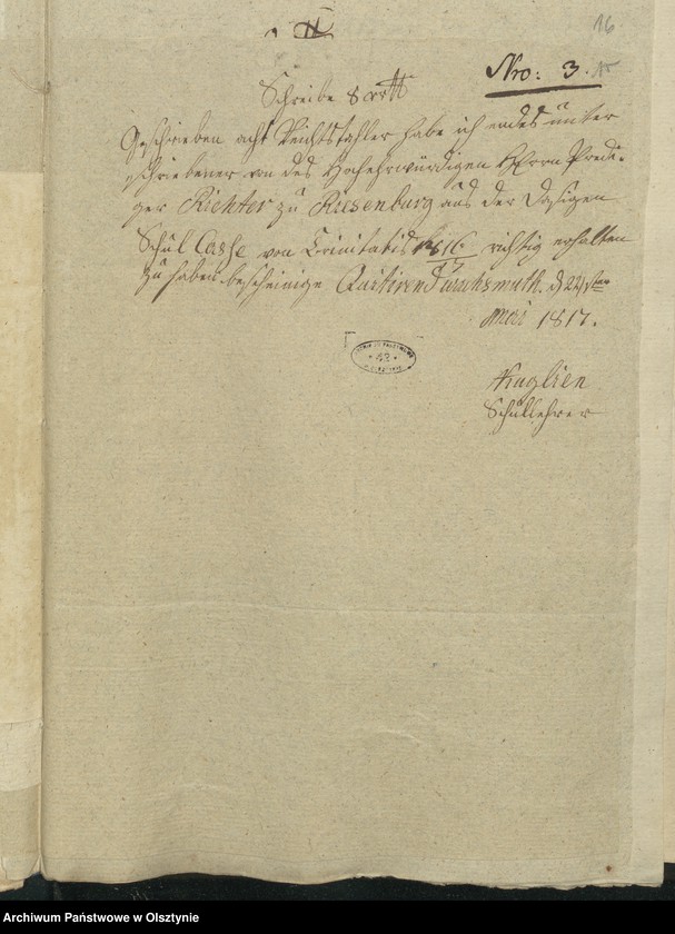 image.from.unit.number "Riesenburgschen Schul-Cassen- Rechnung"