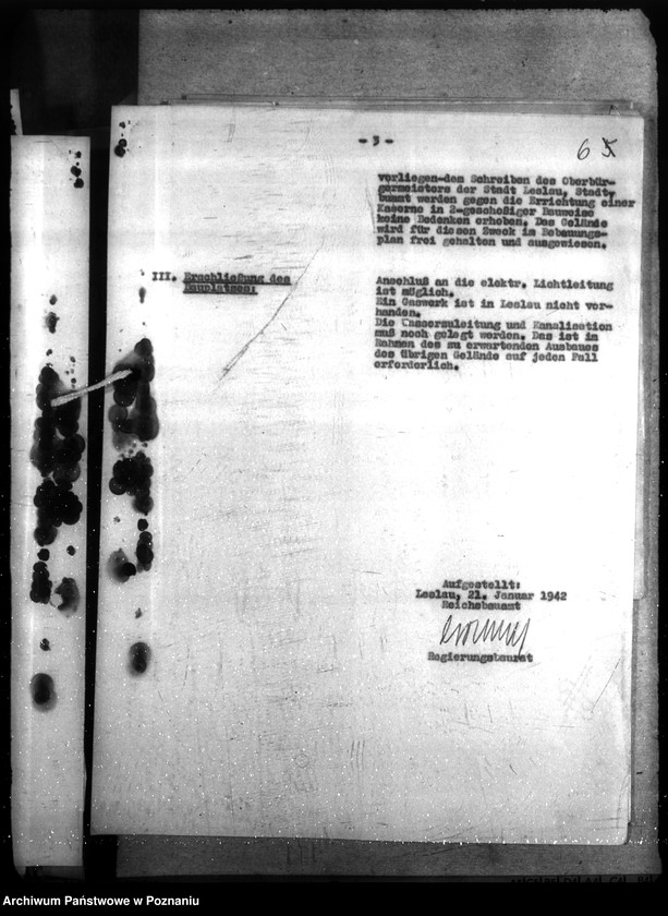 Obraz 10 z jednostki "Polizeikaserne Leslau (Włocławek)"