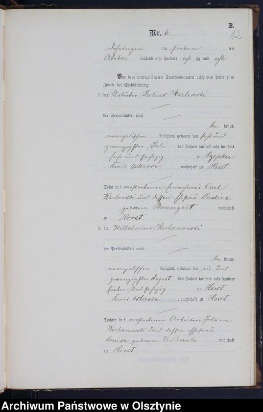 image.from.unit.number "Heiraths-Neben-Register Nr 1 - 17"