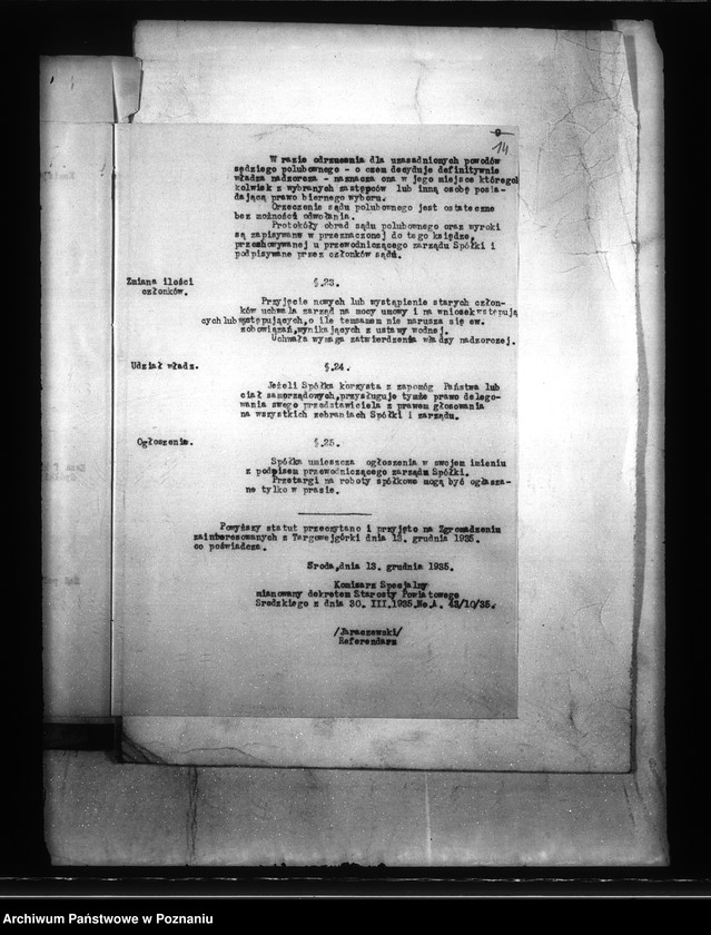 Obraz 17 z jednostki "Spółka drenarska w Targowej Górce powiatu średzkiego"