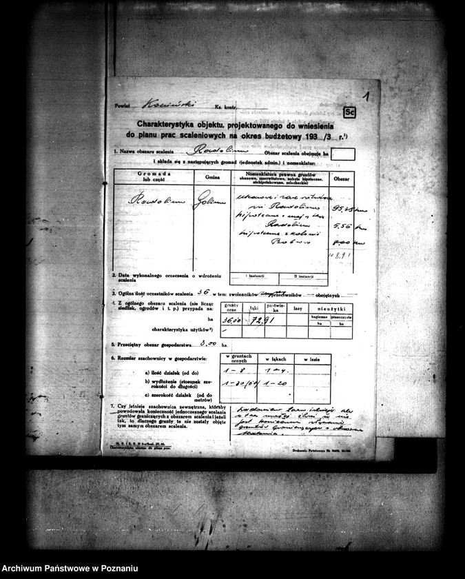 Obraz 4 z jednostki "/Scalenie gruntów wsi Radlina powiatu konińskiego/"