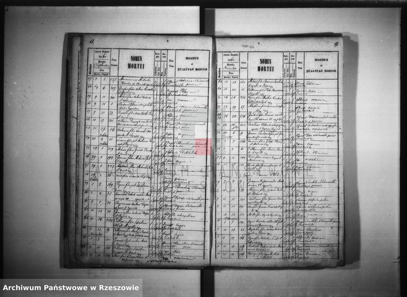 image.from.unit.number "Księga zgonów - Giedlarowa"