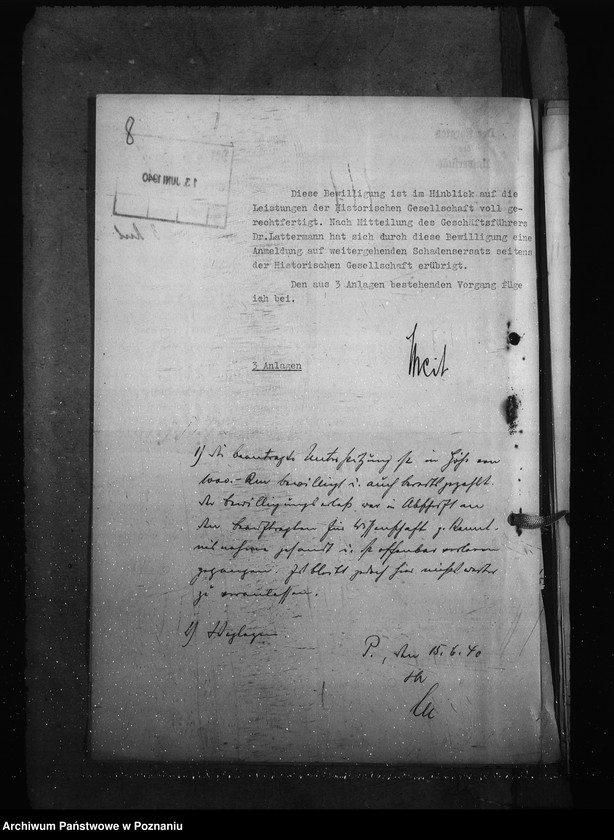 Obraz 12 z jednostki "Historische Gesellschaft Posen. Polnische Stiftungen für wissenschaftliche Zwecke"