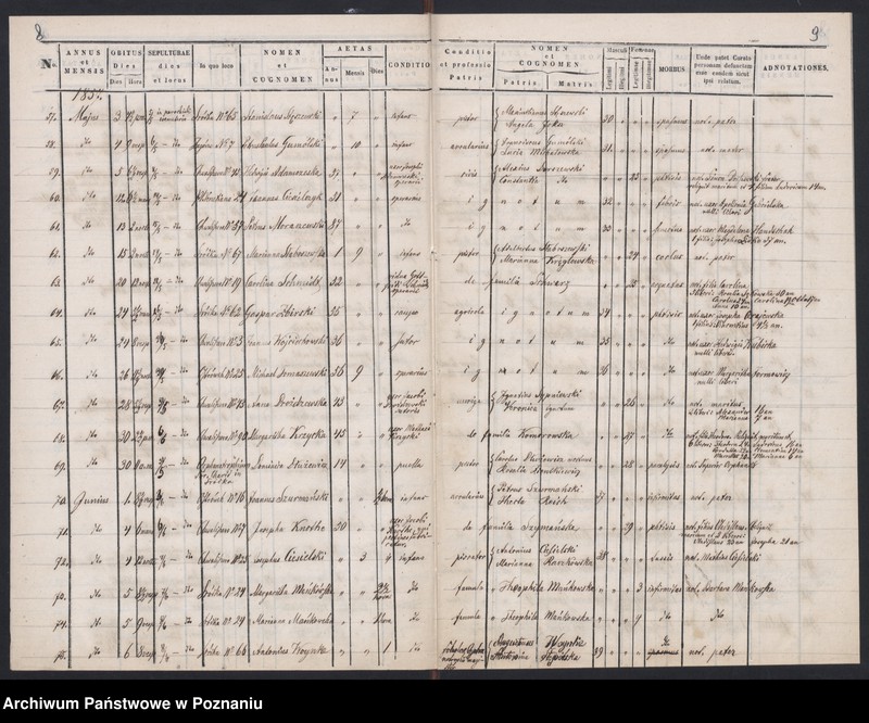 Obraz 7 z jednostki "Księga zgonów"