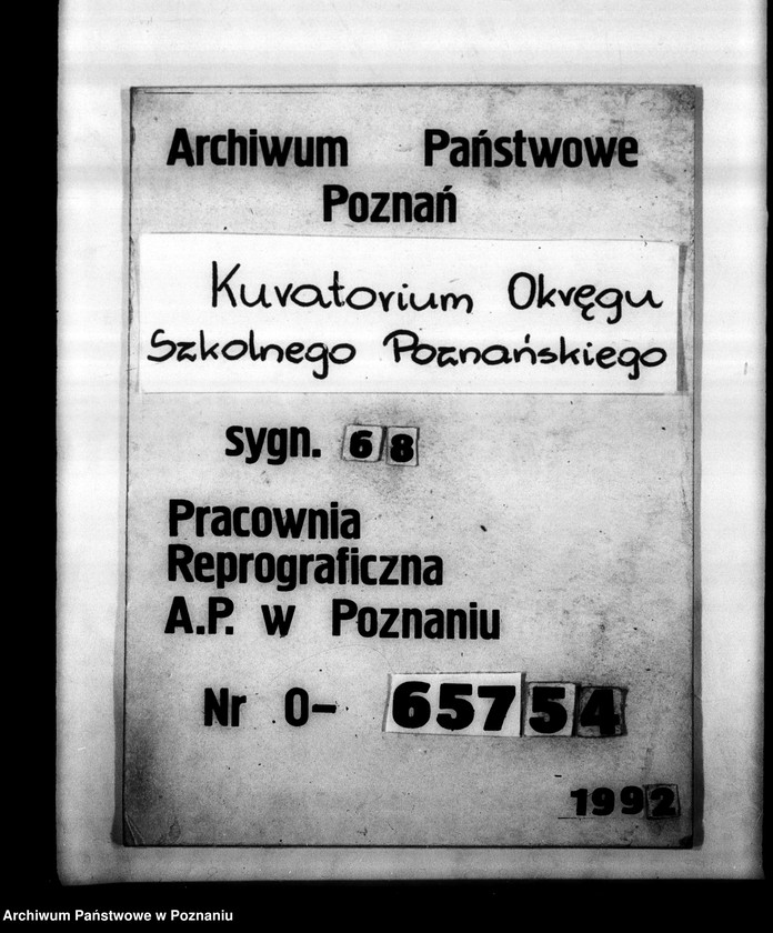 Obraz 1 z jednostki "Inspektorat Szkolny-Gniezno [korespondencja różna]"