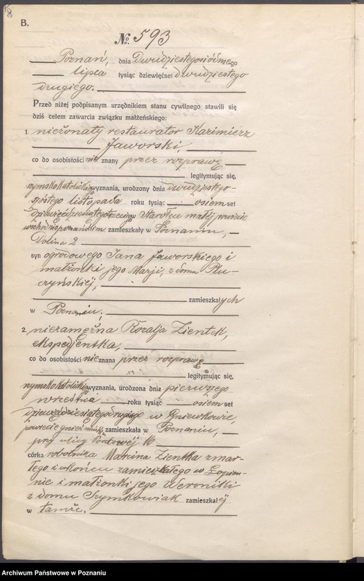 image.from.unit.number "Księga miejscowa małżeństw tom III [Rejestr główny małżeństw]"