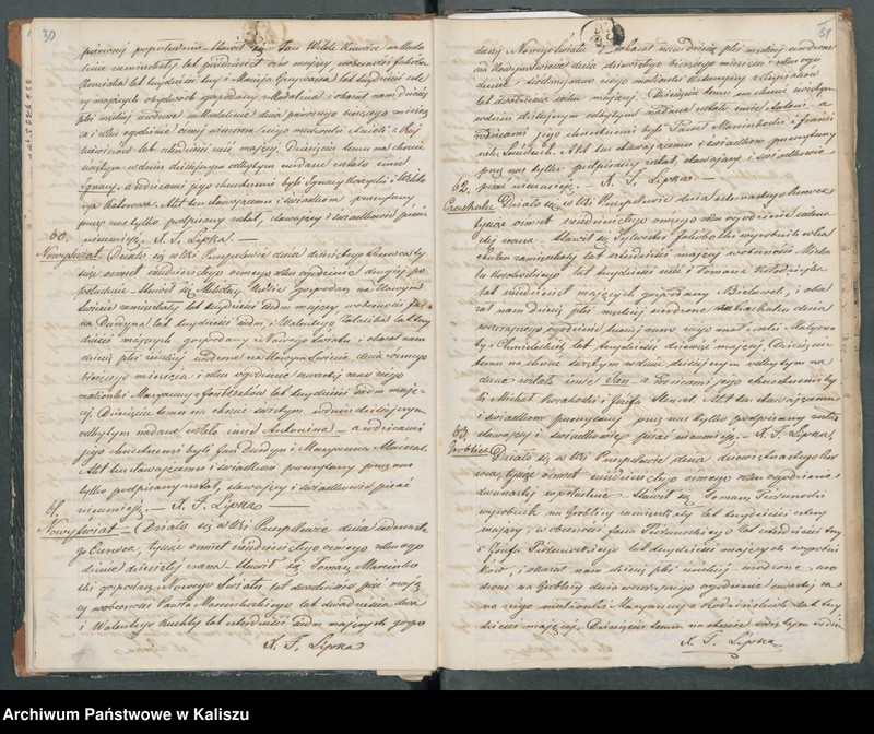 Obraz 18 z jednostki "Księga duplikat akt urodzonych, zaślubionych i zmarłych"