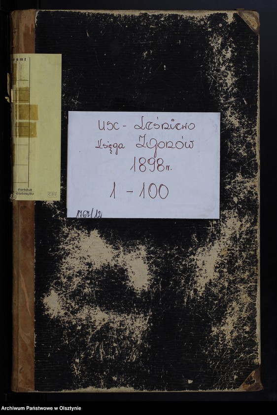image.from.unit.number "Sterbe-Haupt-Register Nr 1 - 100"