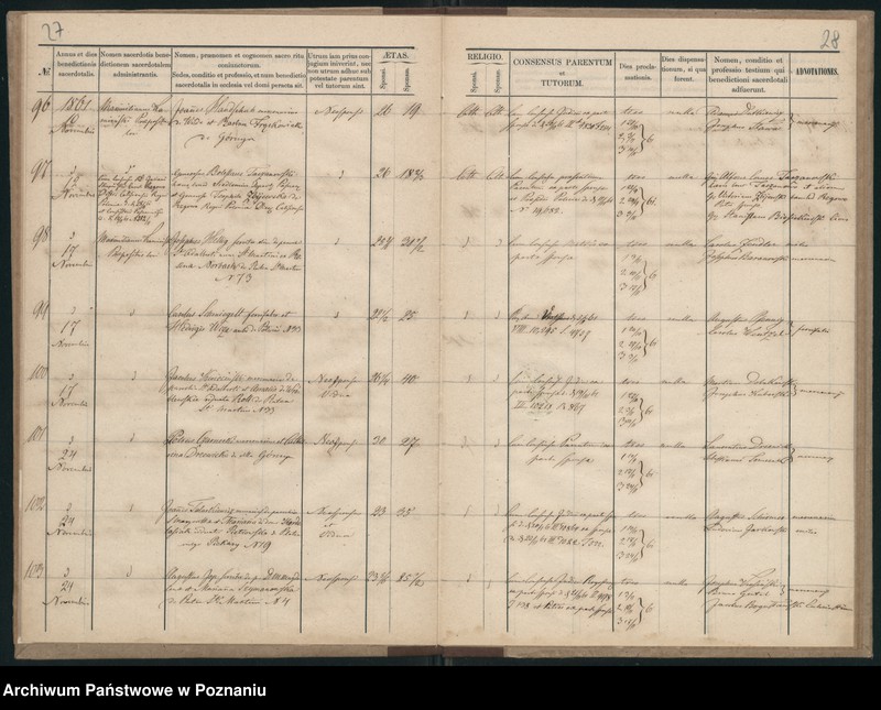 Obraz 18 z jednostki "Księga małżeństw"