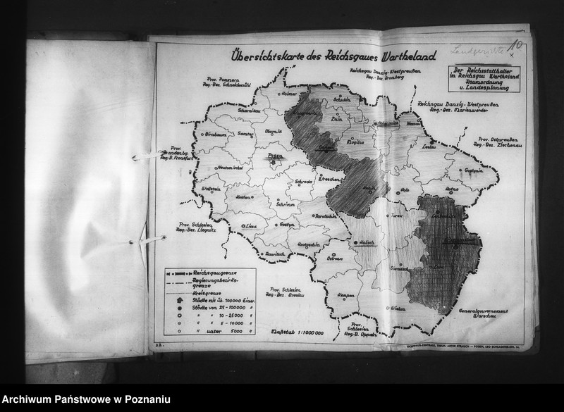 Obraz 14 z jednostki "Zuständigkeitsbereiche der Behörden im Reihsgau Wartheland"