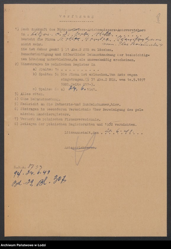 Obraz 10 z jednostki "Oskar Domke – sklep rzeźniczy"