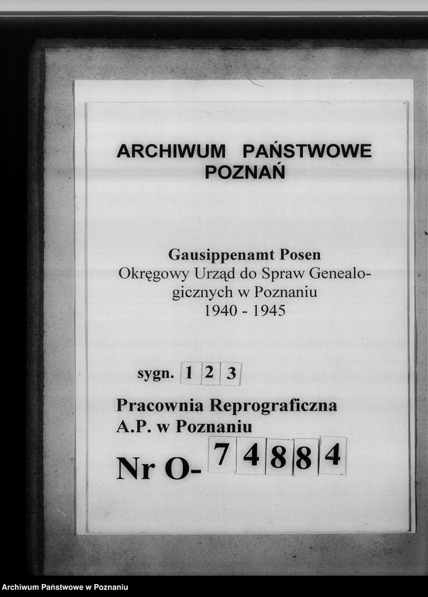 Obraz 1 z jednostki "[Korespondencja w sprawach organizacyjnych, sprawozdanie z działalności , uwagi powizytacyjne] Kreissippenamt Scharnikau [Czarnków]"