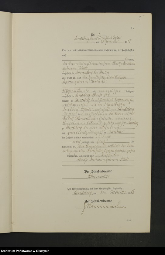 image.from.unit.number "Sterbe-Neben-Register Nr 1 - 52"