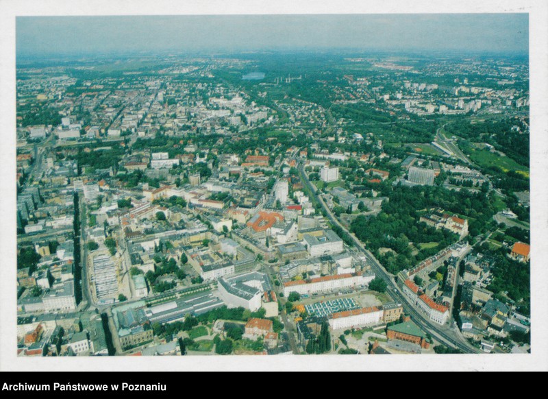 Obraz 1 z jednostki "Poznań - centrum miasta z lotu ptaka"