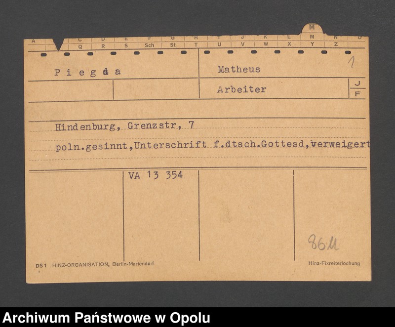 image.from.unit.number "[Piegsa Matheus, zam. Hindenburg]"