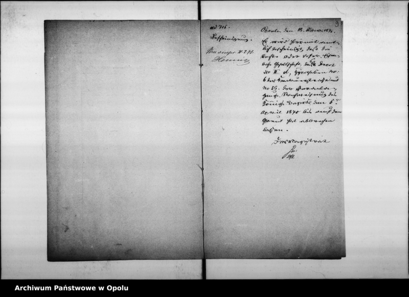 Obraz 10 z jednostki "Acta des Magistrats zu Oppeln betreffend die Einführung einer allgemeinen Gebäudesteuer Vol. II"