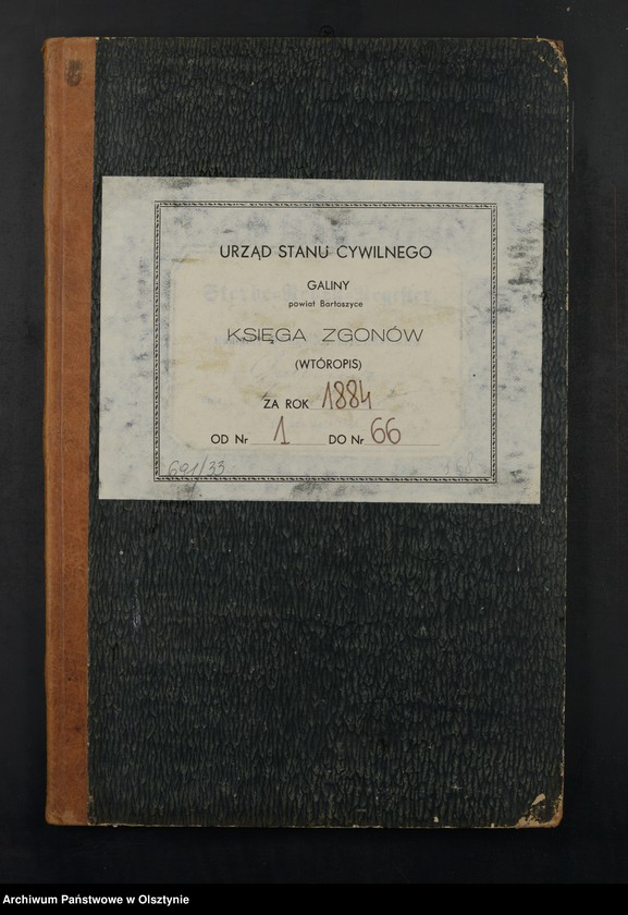 image.from.unit.number "Sterbe-Neben-Register Nr 1 - 66"