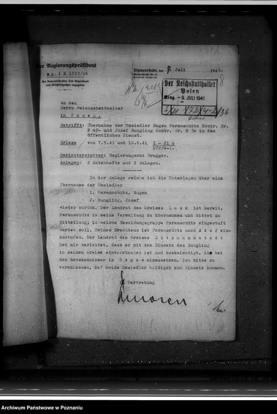 Obraz 14 z jednostki "Übernahme der Rückwanderer in den öffentlichen Dienst"