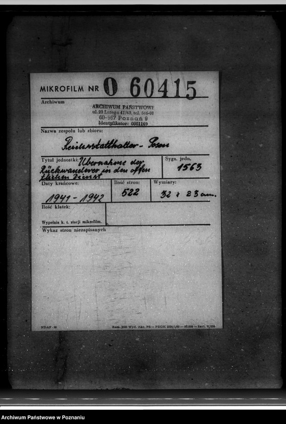 Obraz 2 z jednostki "Übernahme der Rückwanderer in den öffentlichen Dienst"