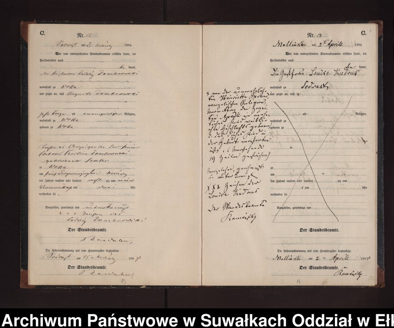 image.from.unit.number "Sterbe-Neben-Register des Preussischen Standes-Amtes Neuhoff Kreis Loetzen"