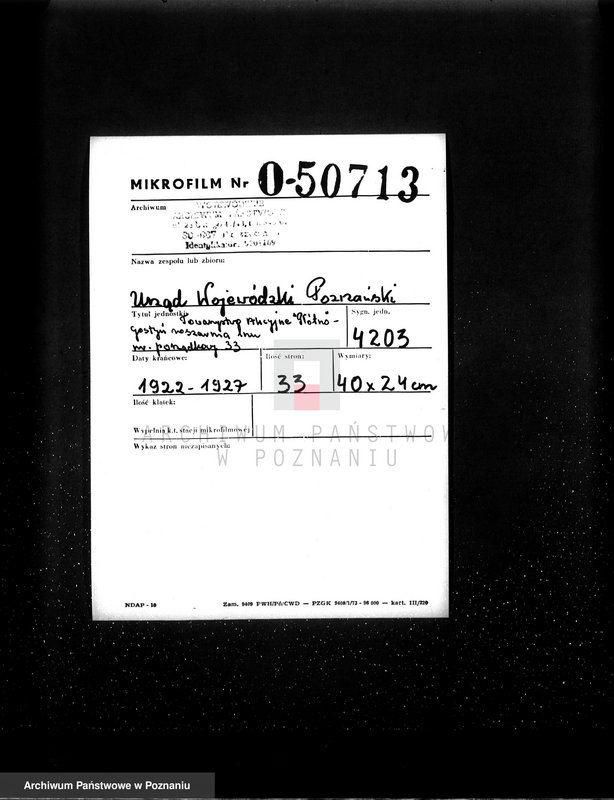 Obraz 2 z jednostki "/Zatwierdzenie projektu budowy i urządzenia spichlerza przy młynie parowym, F-my W. Hasiński w Gostyniu/"