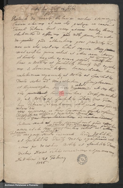 Obraz 16 z jednostki "Księga radziecka - korespondencja; język niemiecki, polski, łaciński"