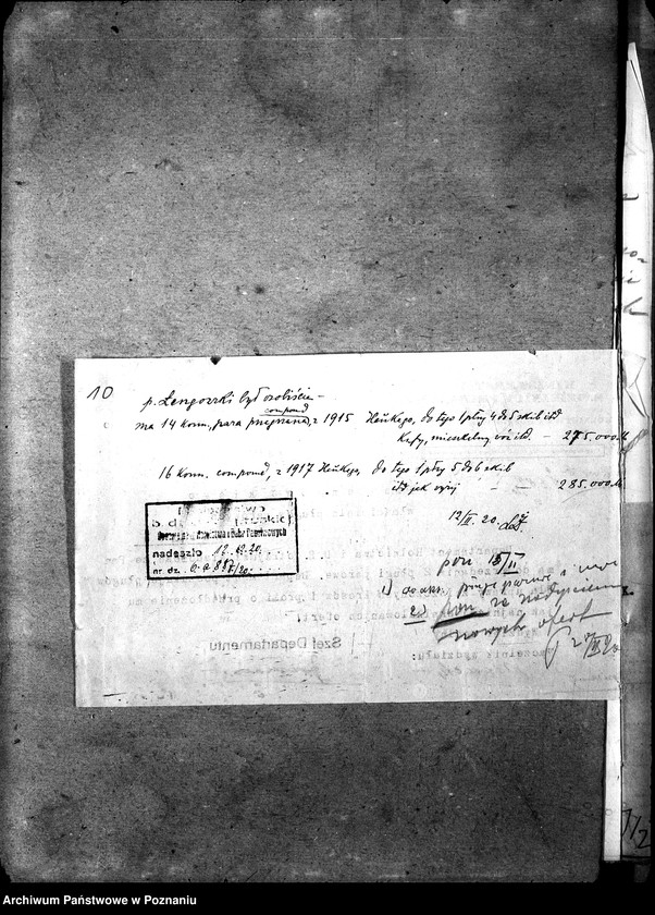 Obraz 20 z jednostki "Sprawy szczegółowo-administracyjne Pługi parowe - [i motorowe]"