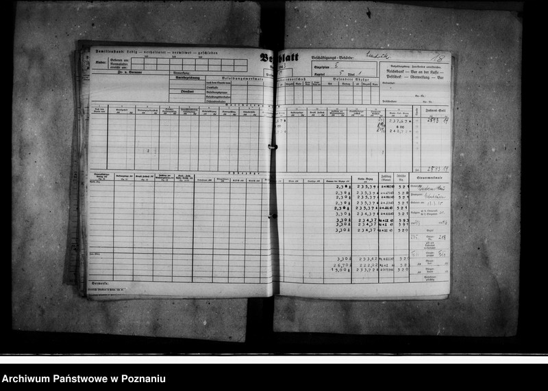 Obraz 20 z jednostki "Bewerbungen um Anstellung (oraz karty wynagrodzeń, m.in. Landratów)"