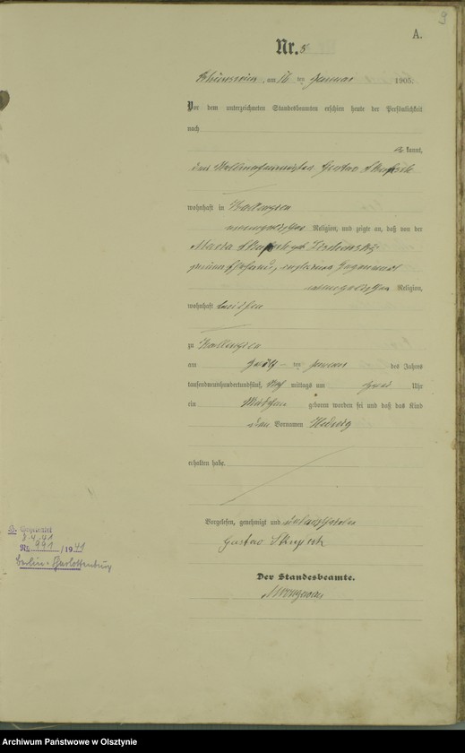 image.from.unit.number "Geburts-Haupt-Register Nr 1 - 129"